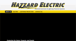 Desktop Screenshot of hazzardelectric.com