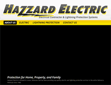 Tablet Screenshot of hazzardelectric.com